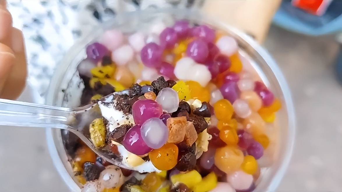 郑好吃雪花酪7种小料多实在好看又好吃