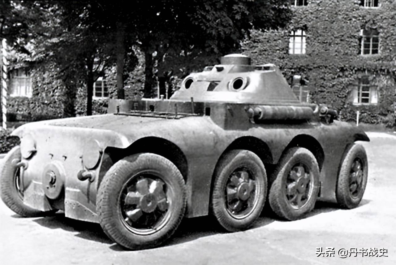 二战前的德国秘密轮式装甲车,造型独特的m