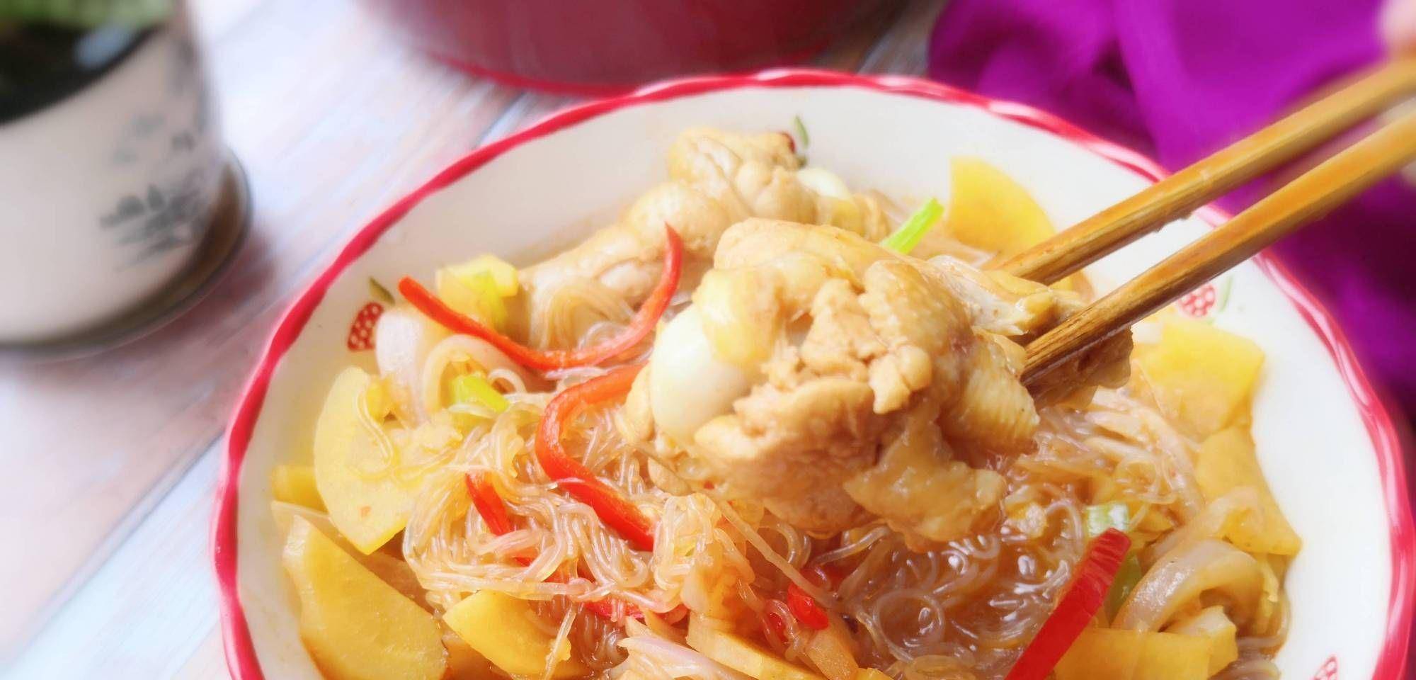 原创粉丝鸡腿煲百吃不腻营养健康味道佳大家快来学一下