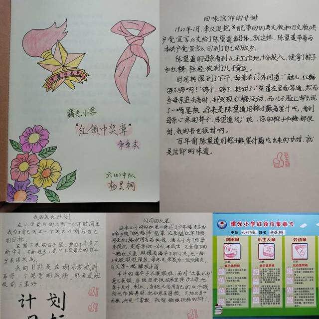 邯郸市曙光小学六5中队红领巾争章活动剪影