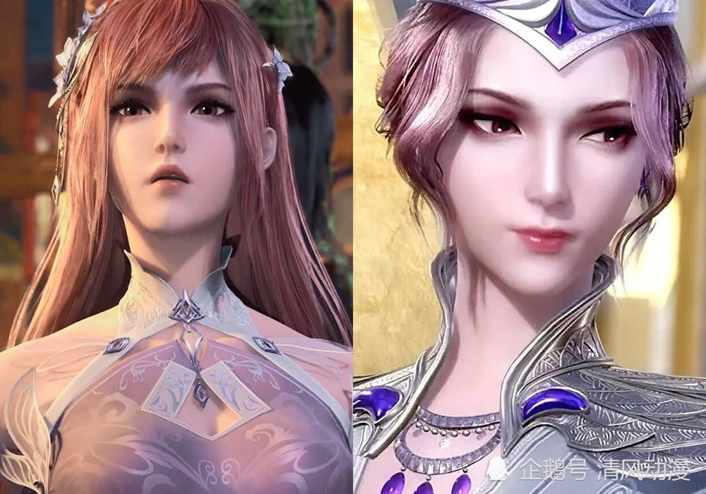 《斗罗大陆》长辈组的颜值变化,比比东越来越美,悲伤摧残了大师_唐昊