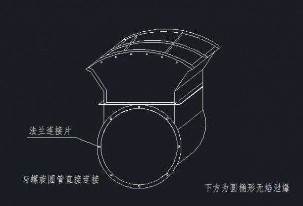 除尘器泄爆口粉尘无焰泄爆装置