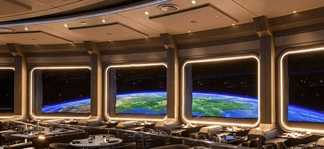 在太空就餐体验你尝试过吗?迪士尼利用黑科技打造了一家"太空餐厅"_感