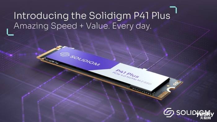 高性价比！Solidigm发布品牌首款消费级PCIe 4.0固态盘P41 Plus_方面_读