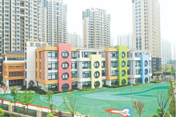 庐阳区北部最大公办幼儿园今秋投用_荣幼景_合肥_景湾