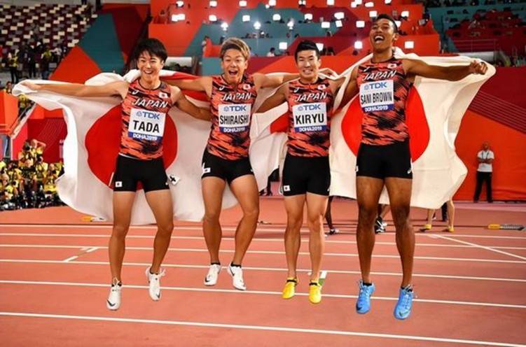 爆大冷	！日本擊敗美國牙買加獲4X100米冠軍創奇跡	，蘇炳添沒做到