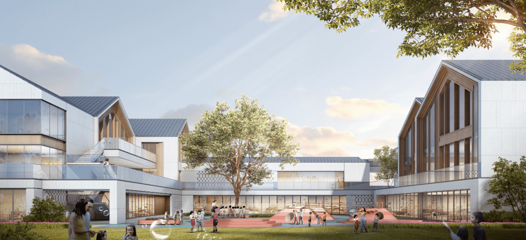 幼儿园效果图作为屯溪区重点住宅项目之一,江南锦园由广宇集团匠心