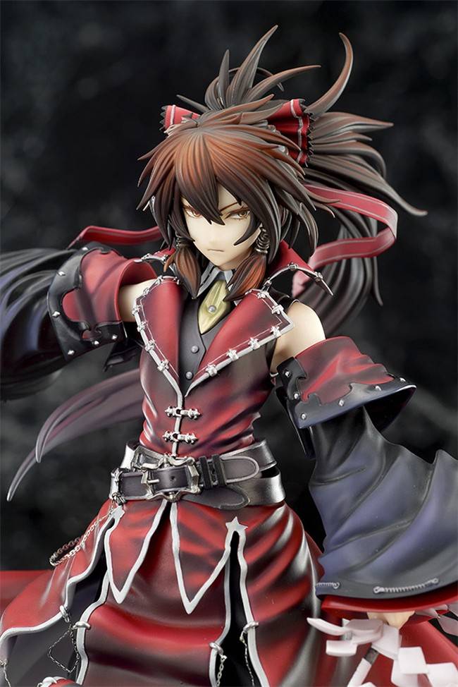 潮趣:《红魔城传说》博丽灵梦 手办 帅气登场_黑色_风格_project