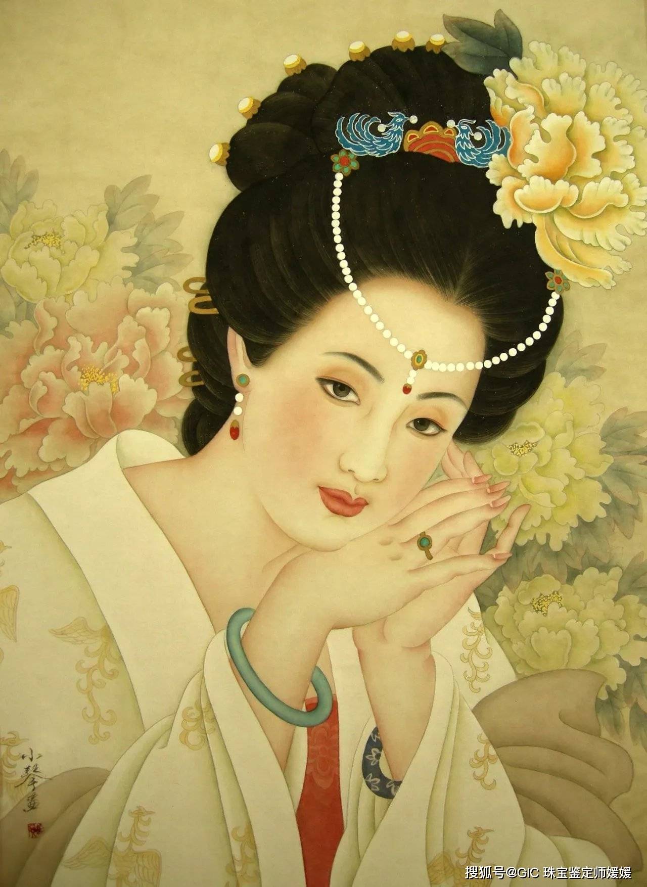 ▽良▽清朝時代青貝唐子画小花台香卓　古董中国古玩