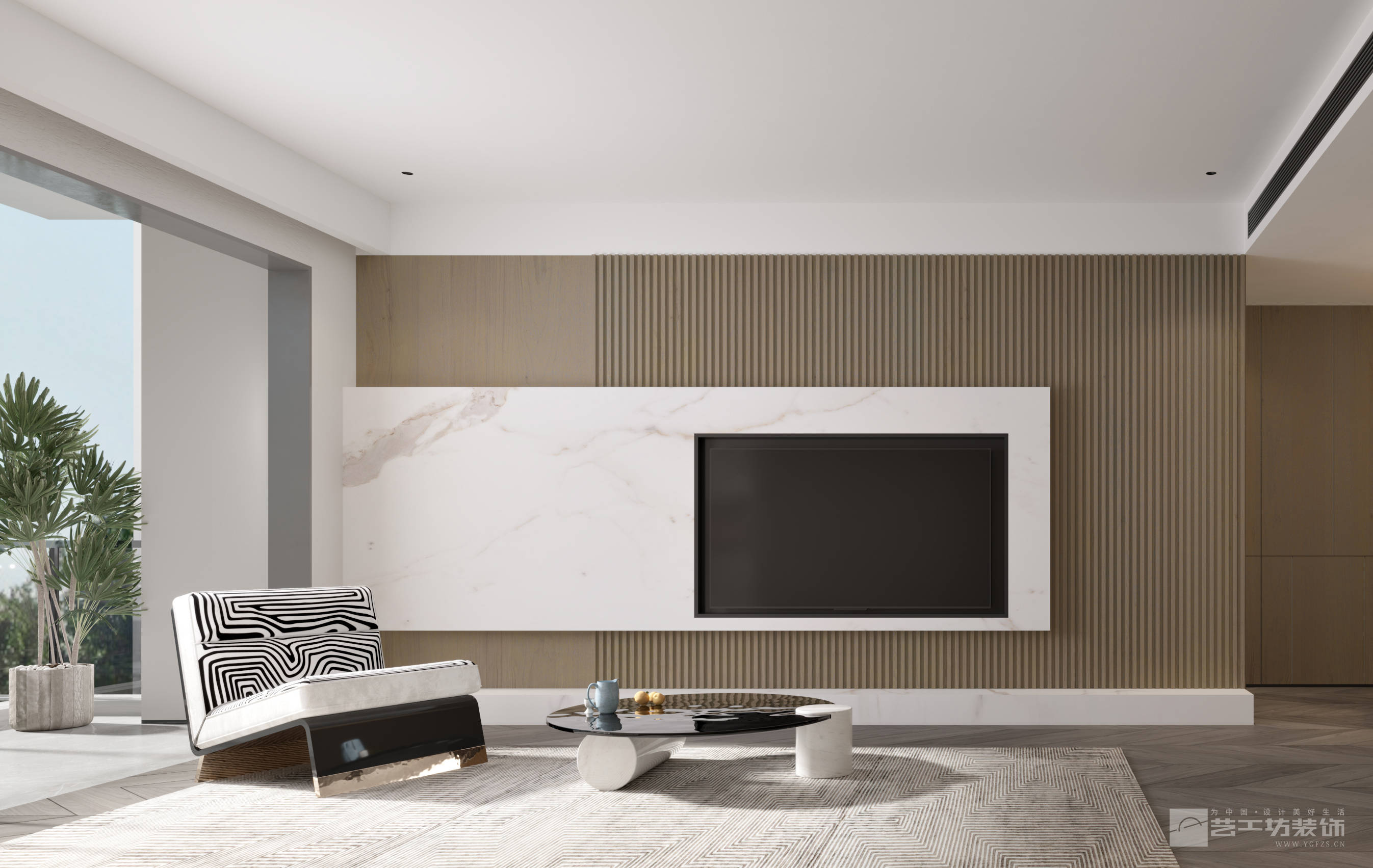 电视墙这样设计客厅瞬间高级10倍