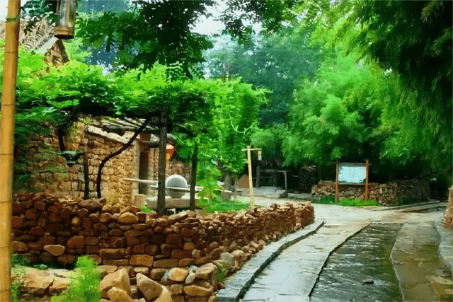 泉水竹林，异域风情！山东这一古村落，以竹泉命名，景色超美！