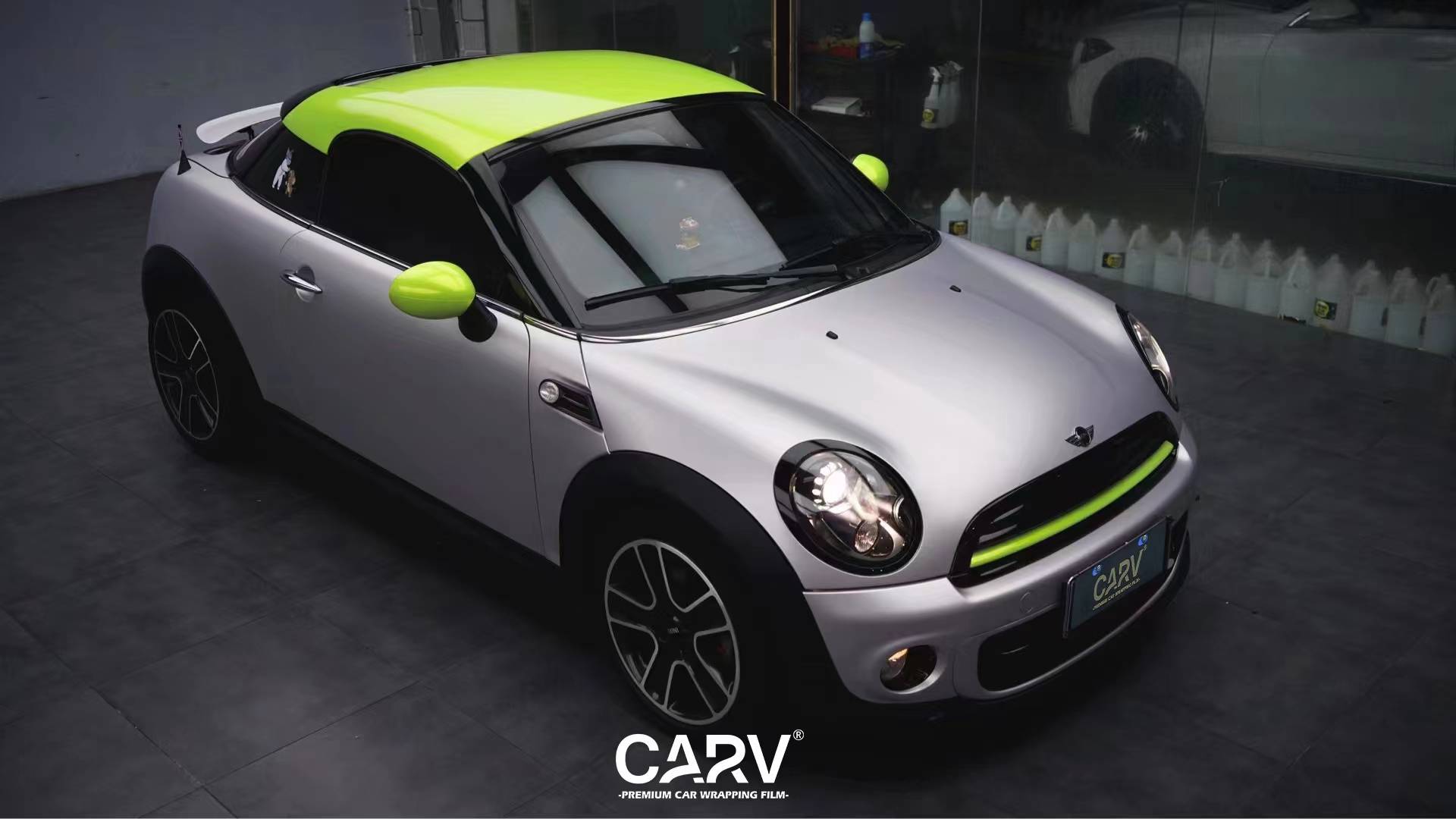 汽车改色贴膜#卡孚改色膜#卡孚carv#minicooper