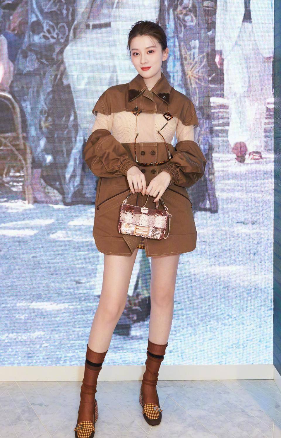 乔欣的超模腿绝了!