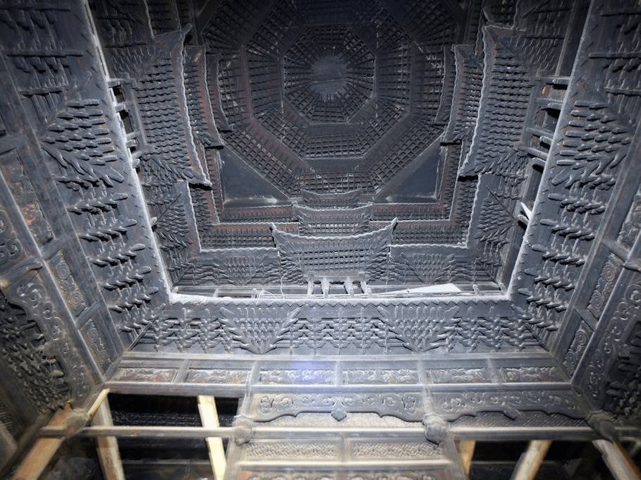 集建筑、雕刻、绘画于一体的明代建筑瑰宝:公输堂_重楼_天宫_斗拱