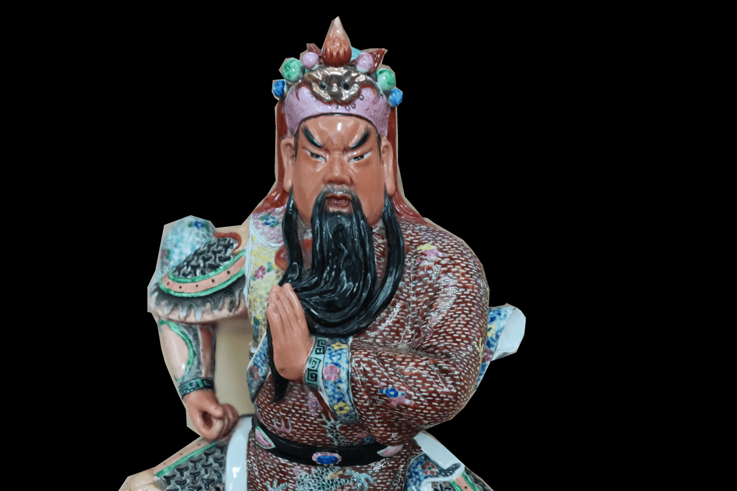 福建会馆精品——关公瓷造像_民国_版权_作品