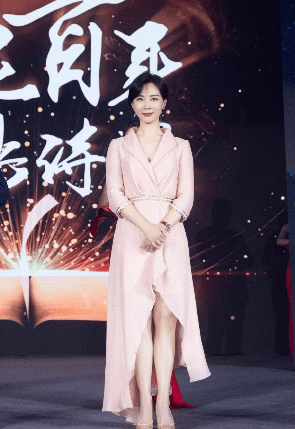 陈数同框董卿美的不分上下!但论起气质来,明星哪有央视董卿的书卷气!