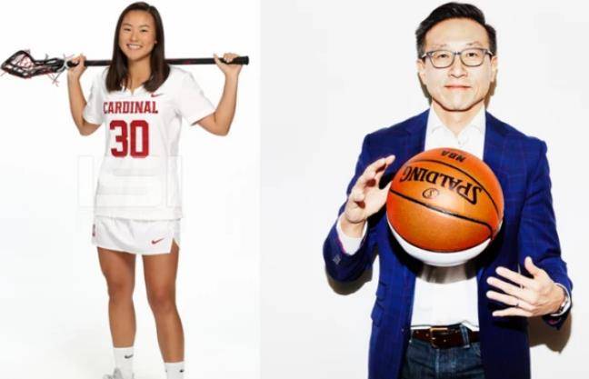 3孩子越长越像自己,妻子风韵犹存,nba完美一家_蔡崇信_吴明华_儿子