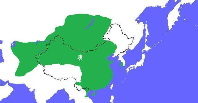 唐朝的中国地图高清版图片