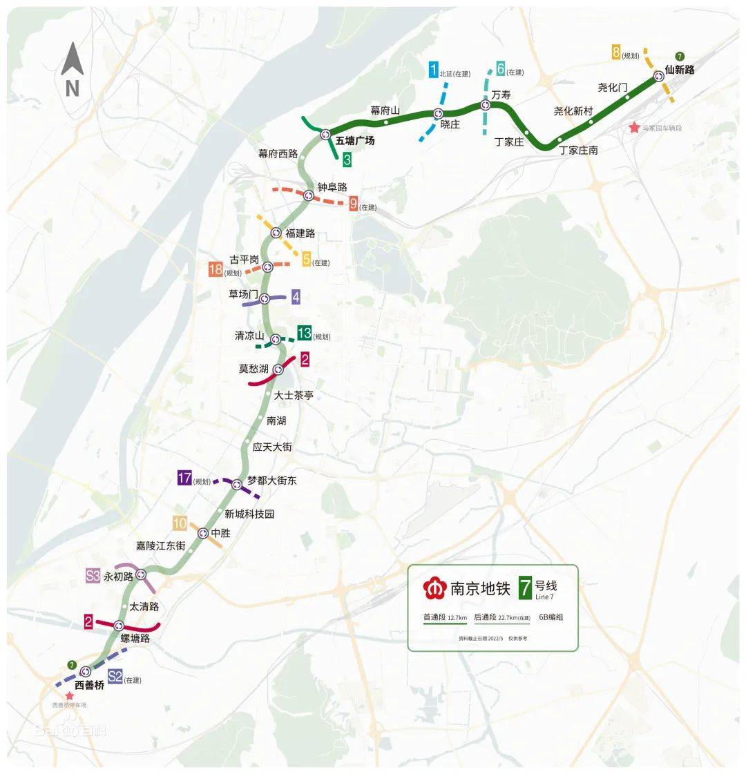 南京两条地铁,燕子矶长江隧道正式通车!_八卦洲_货车_北段
