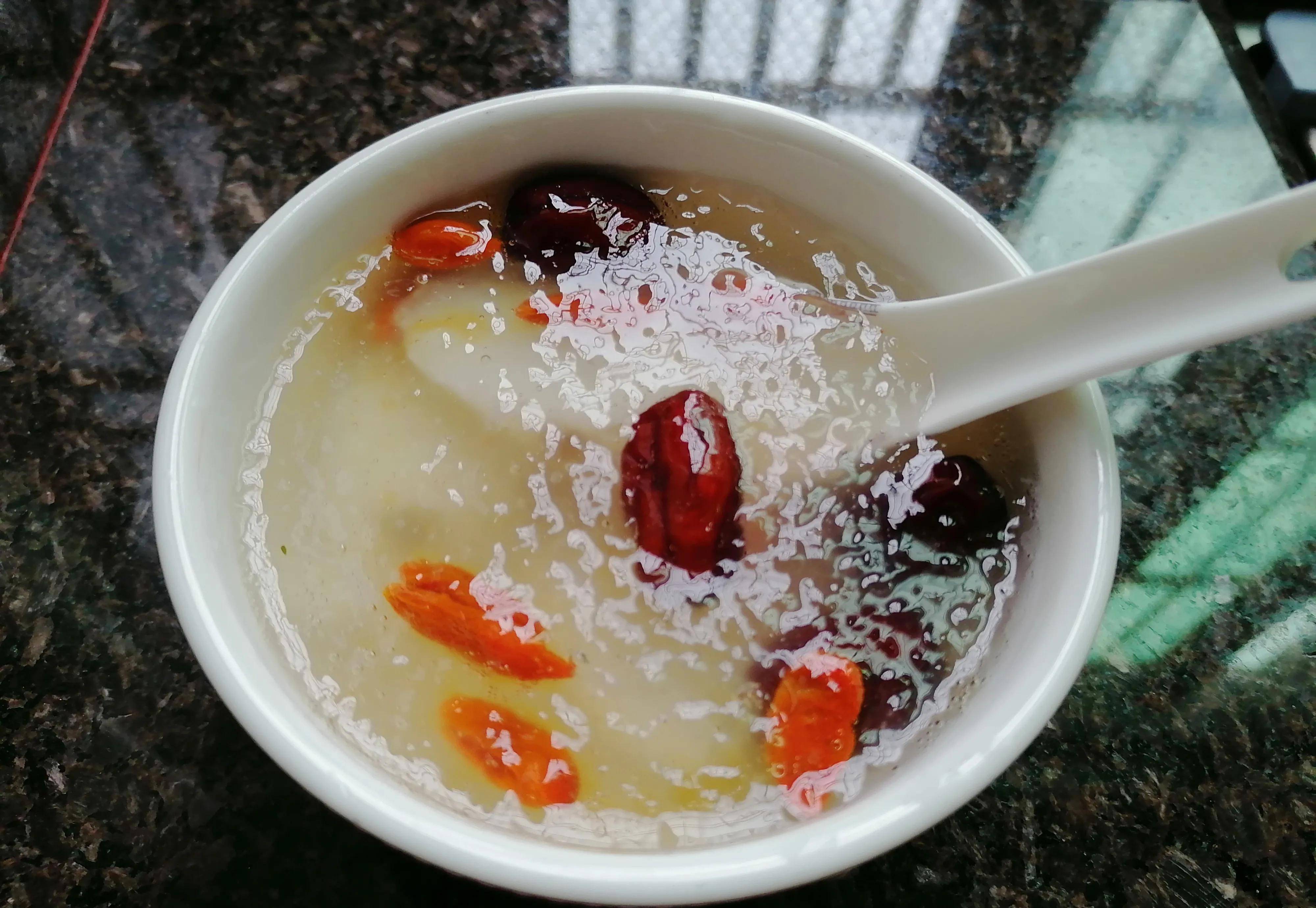 遇到"潮汕东京薯丸",记得做一碗给小孩子吃,清甜顺滑还降火_枸杞_山药