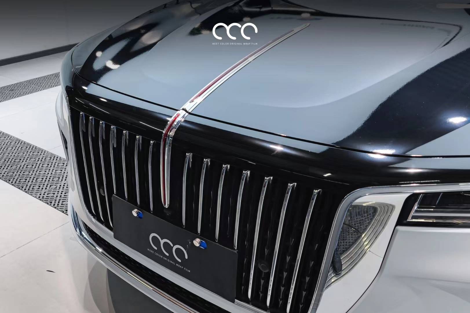 漫彩改色膜红旗h9改色膜亮黑 亮白,大气出众_全国