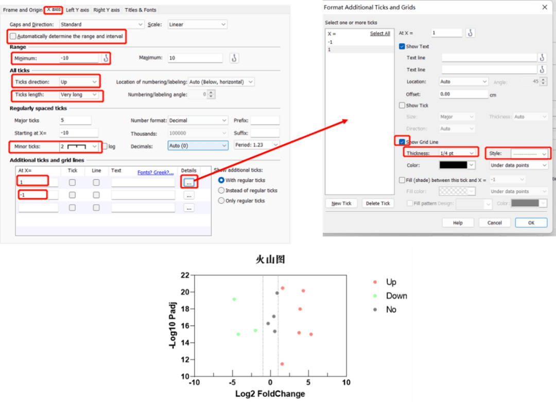 Graphpad Prism绘制火山图图文教程_Padj_数据_进行