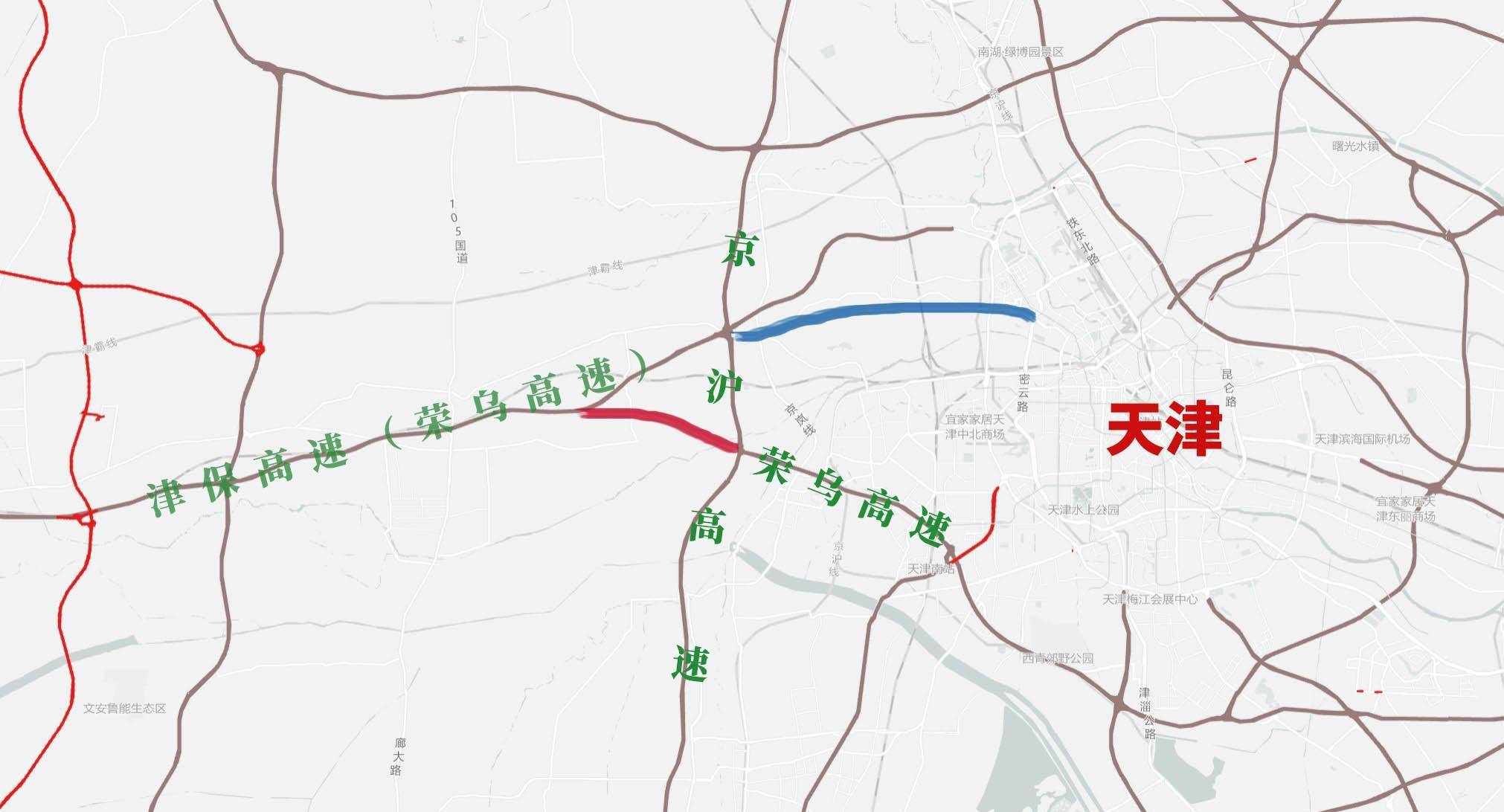 津石高速通车,其实和天津石家庄关系不大,而是千年大计的一部分_北京