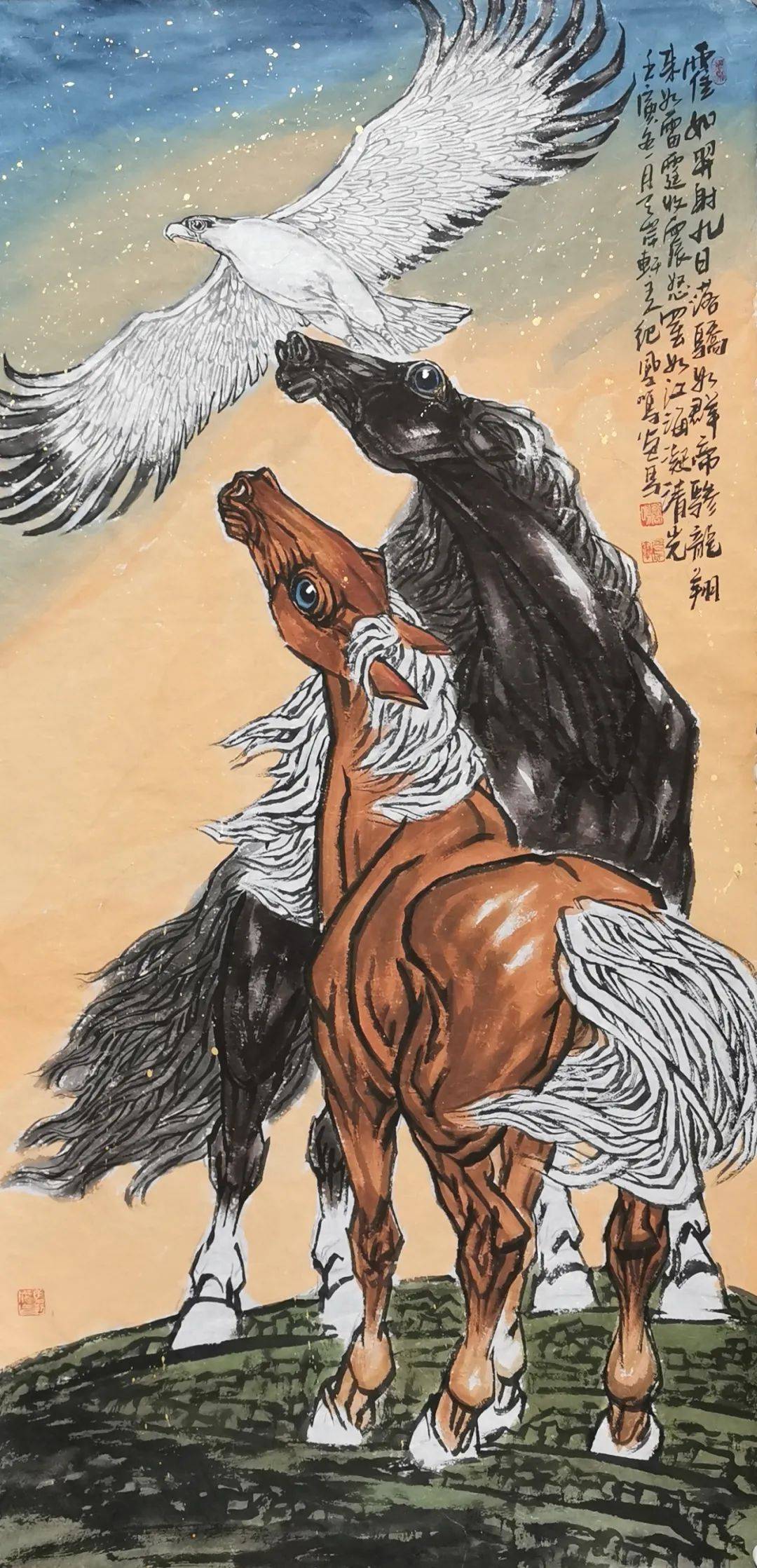 山西省画马的名家图片