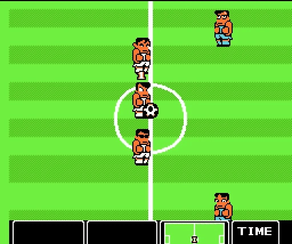 红白机足球游戏发展到《热血足球》这一代已经相对成熟了,即便是最初