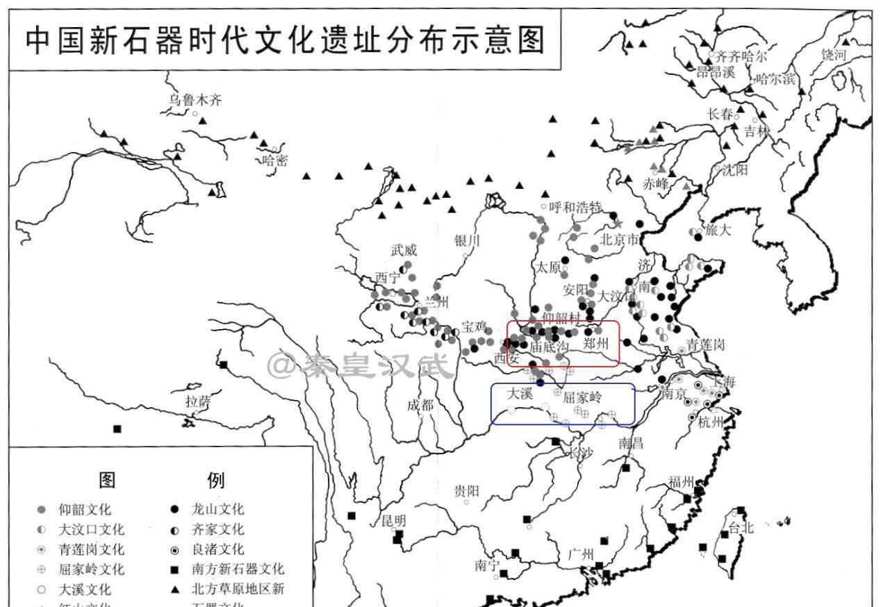 考古發現堯舜禹南征真相_仰韶文化_類型_遺址