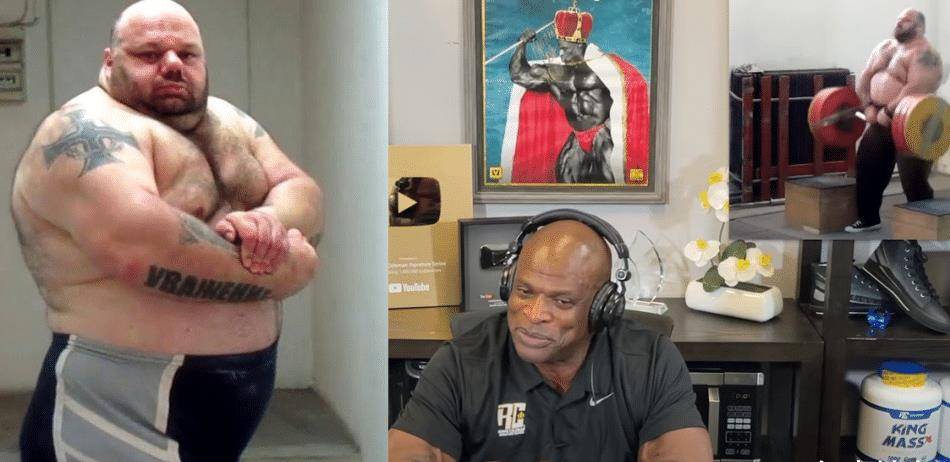 库尔曼在观看了"希腊大灰熊"基里亚科斯的举重视频后,对他是如何训练