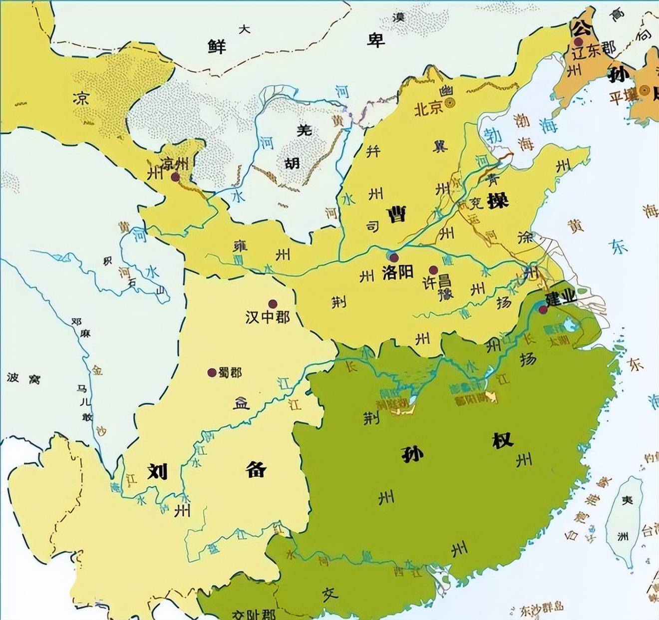 刘备蜀国地图图片