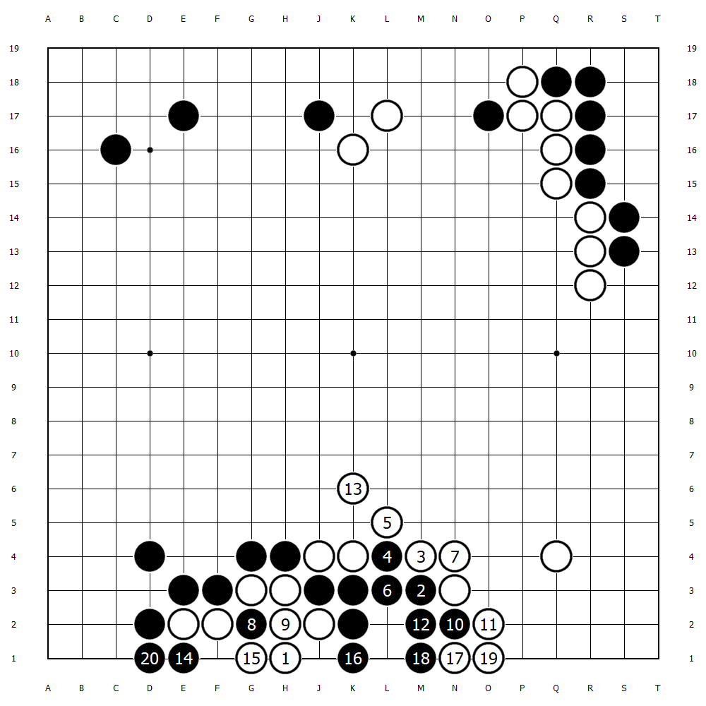 围棋网课：中盘阶段常型割断的研究(野狐1级)