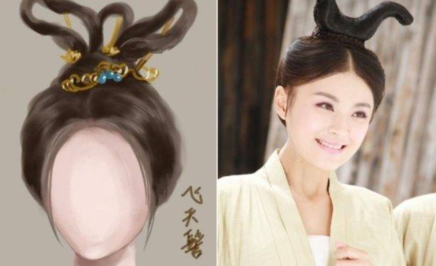 隋朝时期的女性发型比