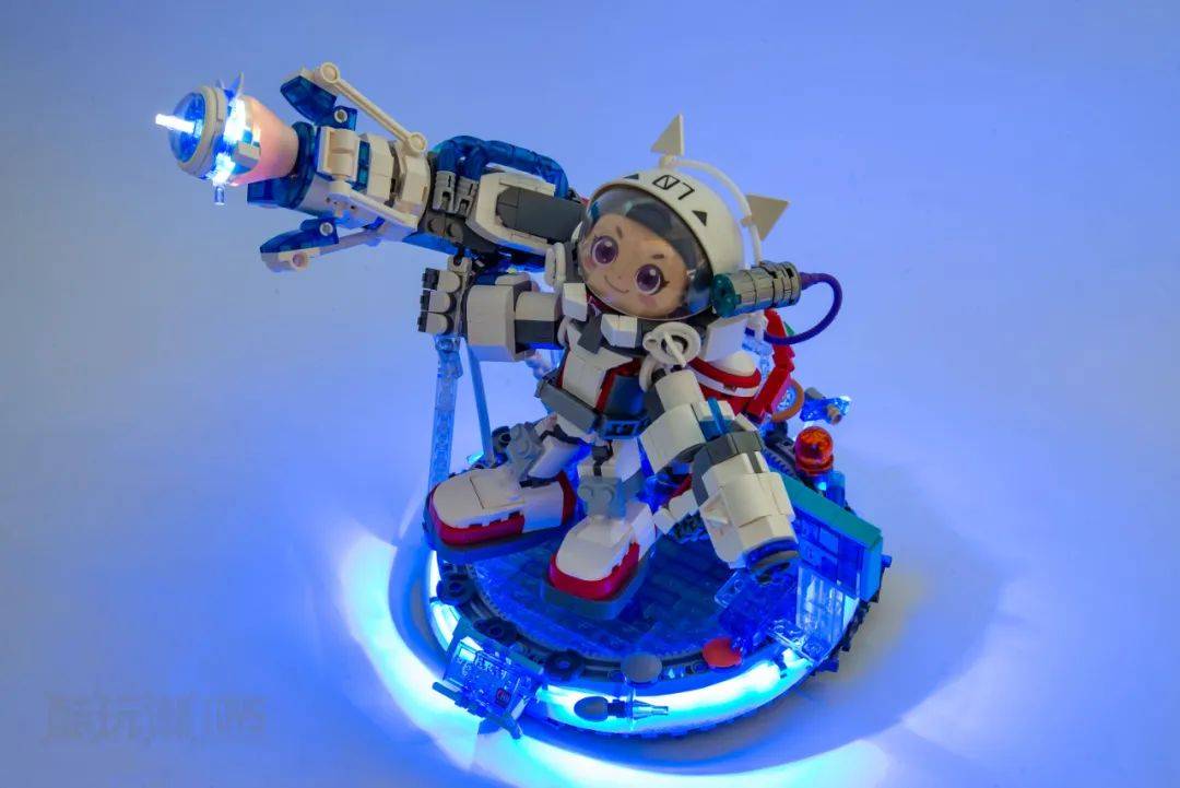 top toy×王者荣耀鲁班七号星空梦想和狮舞东方场景积木开箱评测_零件