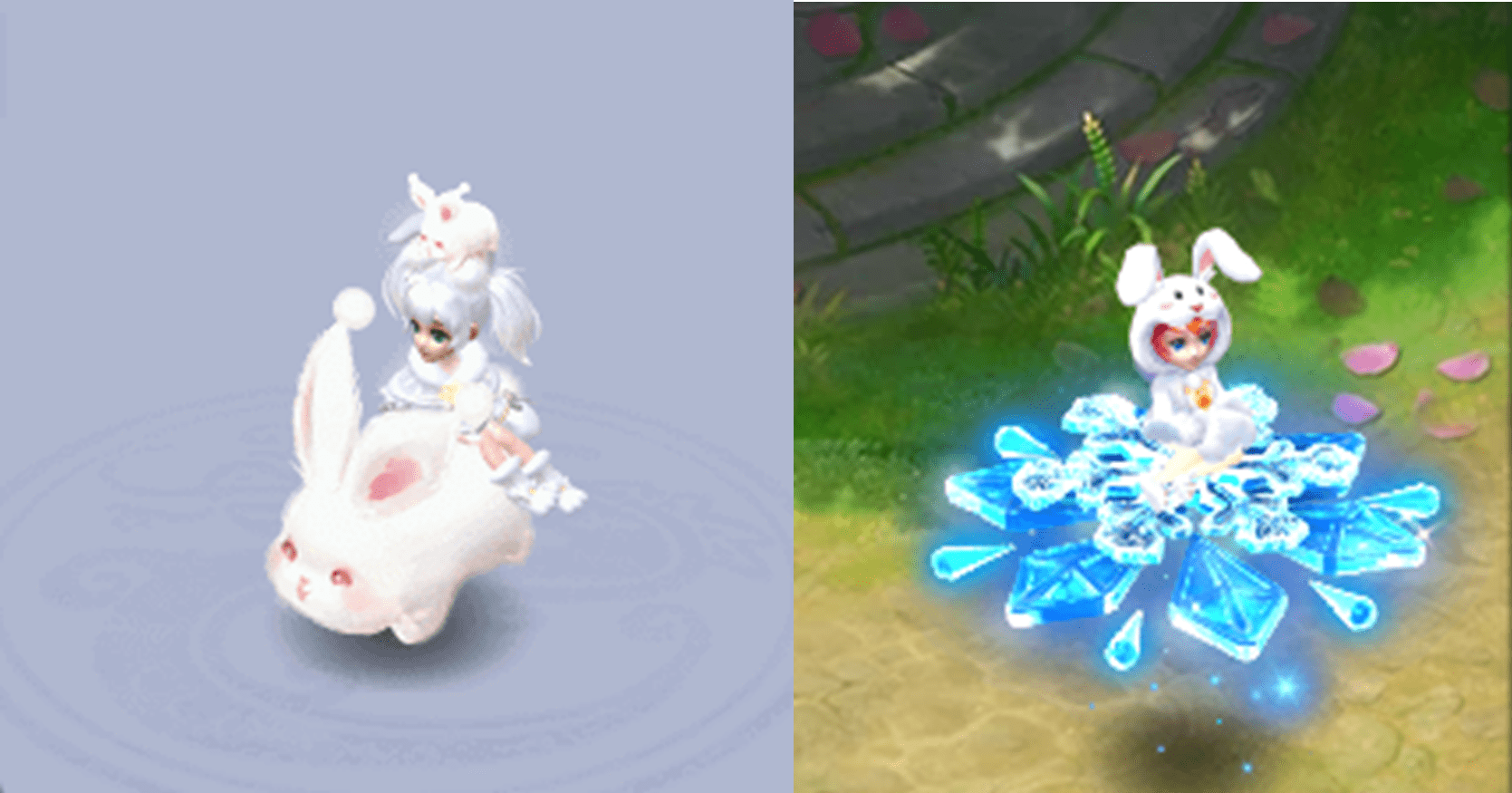 小福兔vs冰雪玉兔,可染色头饰成亮点_锦衣_玩家_自然