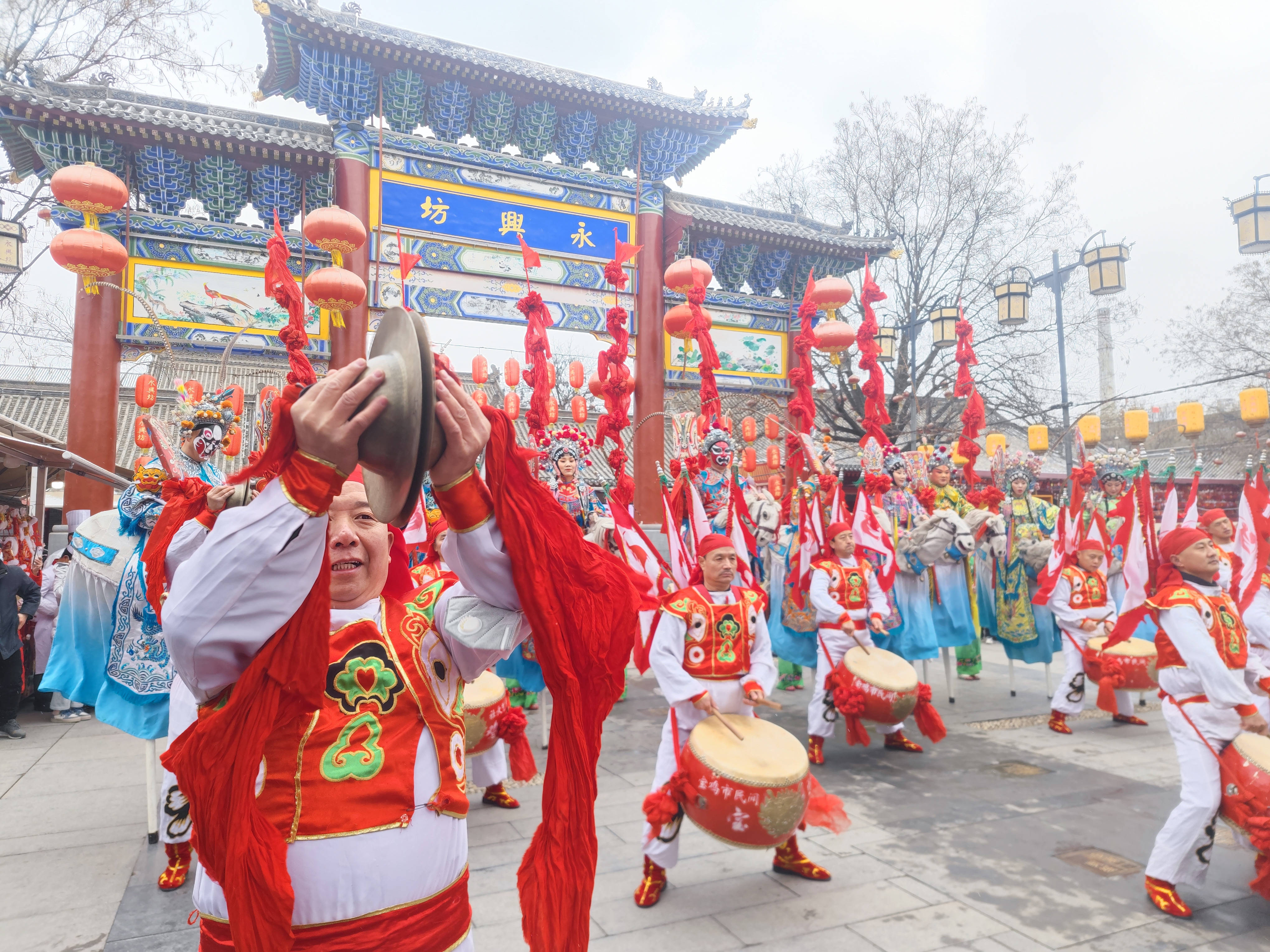 祭灶神,知年俗,赏社火,西安永兴坊里红红火火过小年