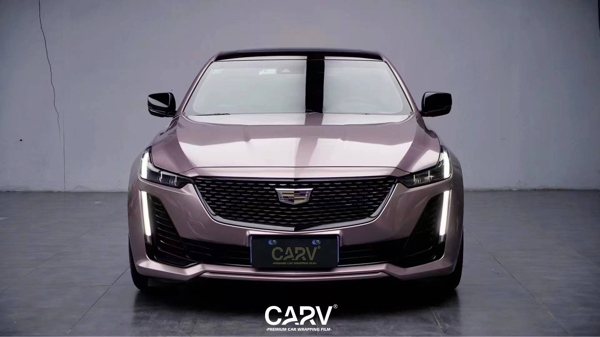 凯迪拉克ct5卡孚改色膜白金冰莓粉,优雅气质_搜狐汽车_搜狐网