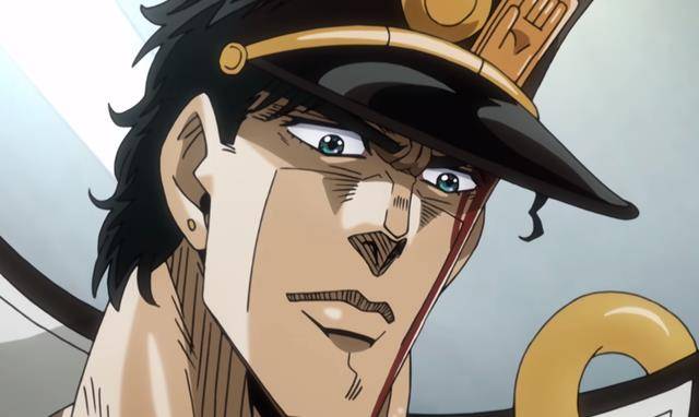 一口气看完jojo四种不同画风的空条承太郎老版卖鱼强少说有50岁_造型