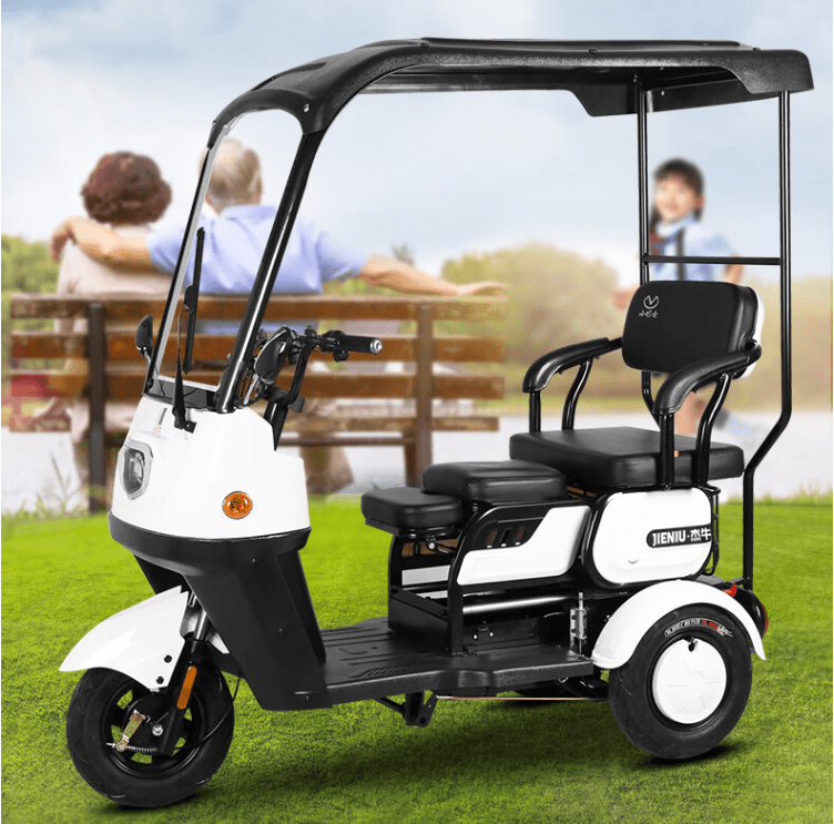 2款创新型接娃三轮车,遮风挡雨,续航280里,适合老年人代步买菜_搜狐汽