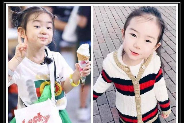 lucky"整容式"长大,本以为复制戚薇的模样,没想到美出新高度_小孩子