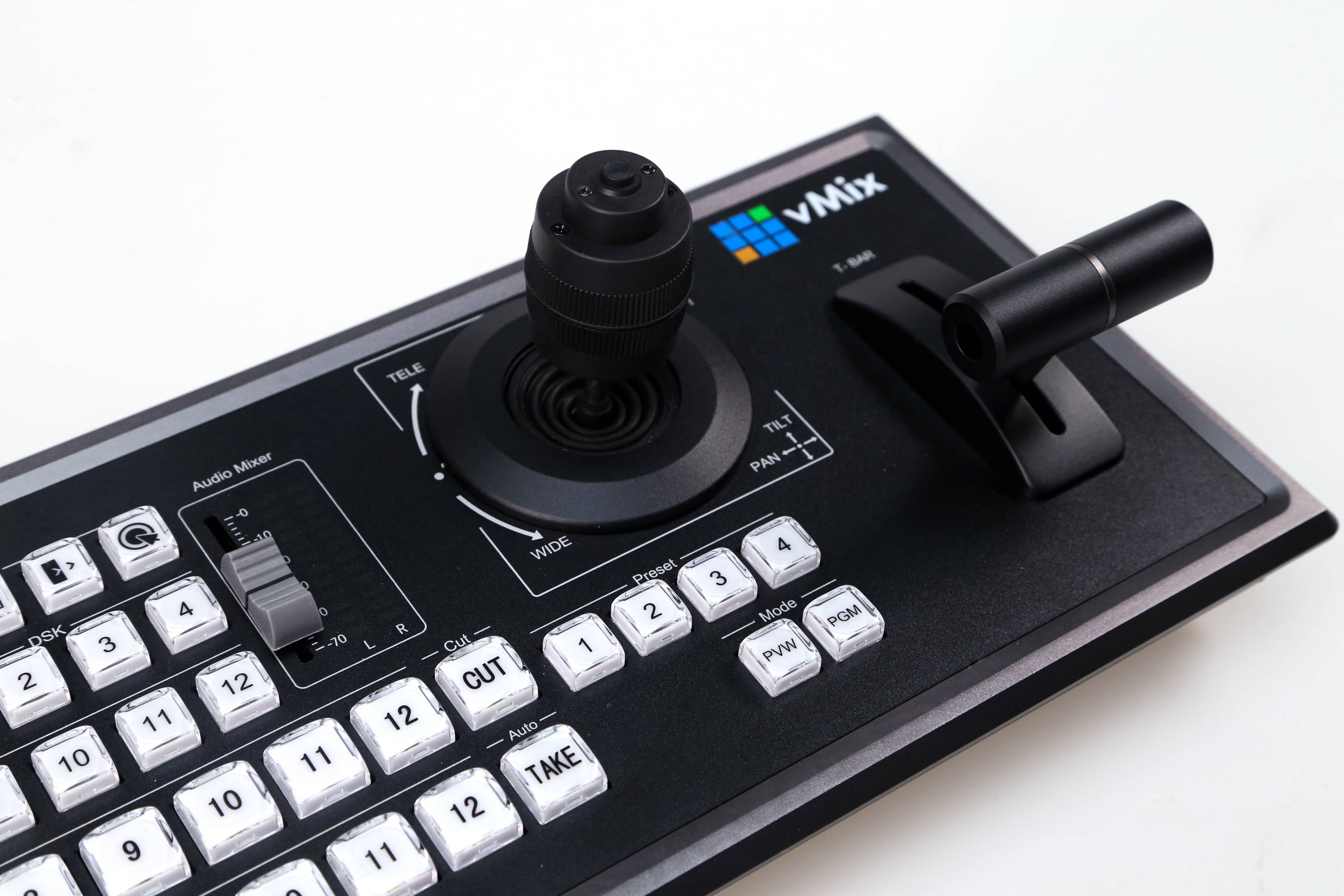 12路外挂型导直播控制面板,直播晚会专用导播台_切换_vmix-cs_支持