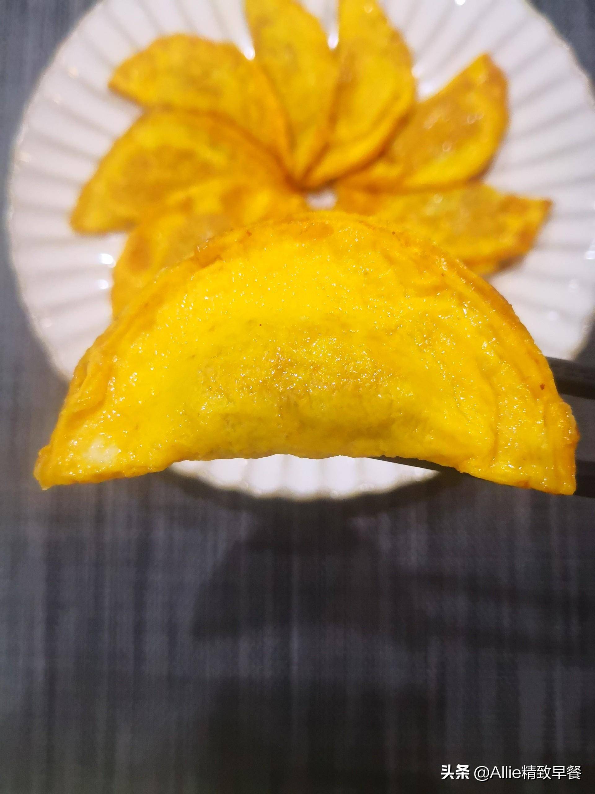 营养早餐第216期,黄金蛋饺,只需多加一步,不破皮,不露馅