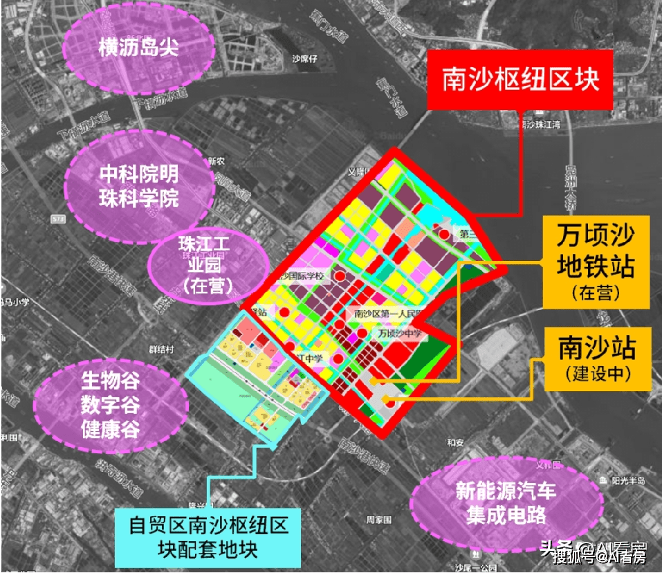 認清南沙5個核心區塊的價值,可以少走很多彎路_樞紐_規劃_發展潛力