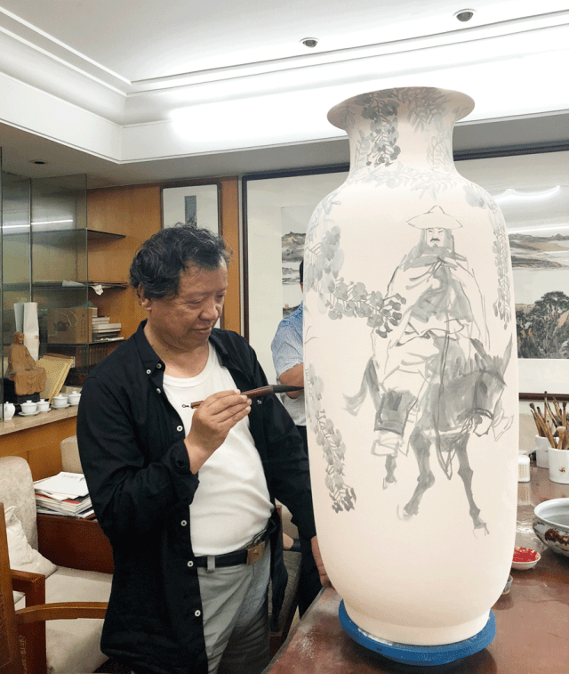 梁文博的青花瓷艺术_先生_中国_作品