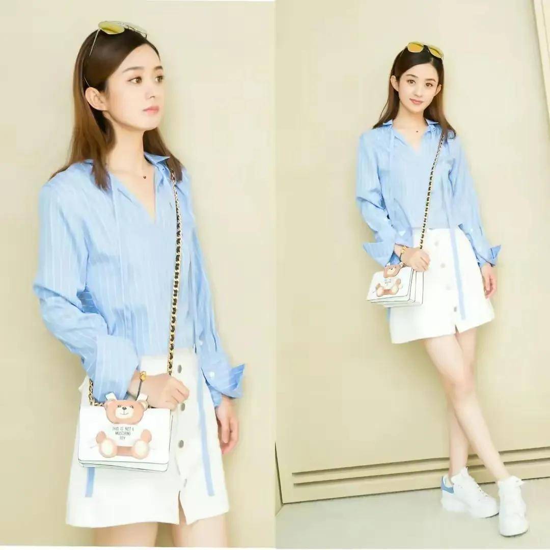 被赵丽颖的粉色运动衣惊艳到了,竟然把运动衣穿得这么甜美_女性_时尚