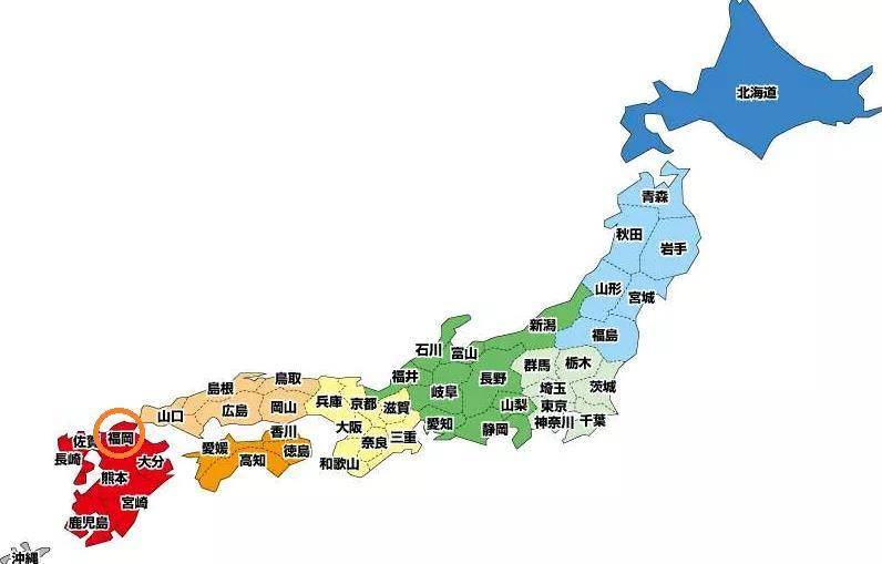 福冈地理位置图片