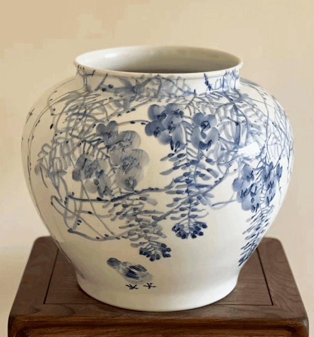 梁文博的青花瓷艺术_先生_中国_作品