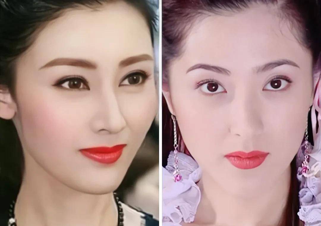 很多人说曾黎的美中不足就是脸太长了,其实李嘉欣也是长脸,但是不影响