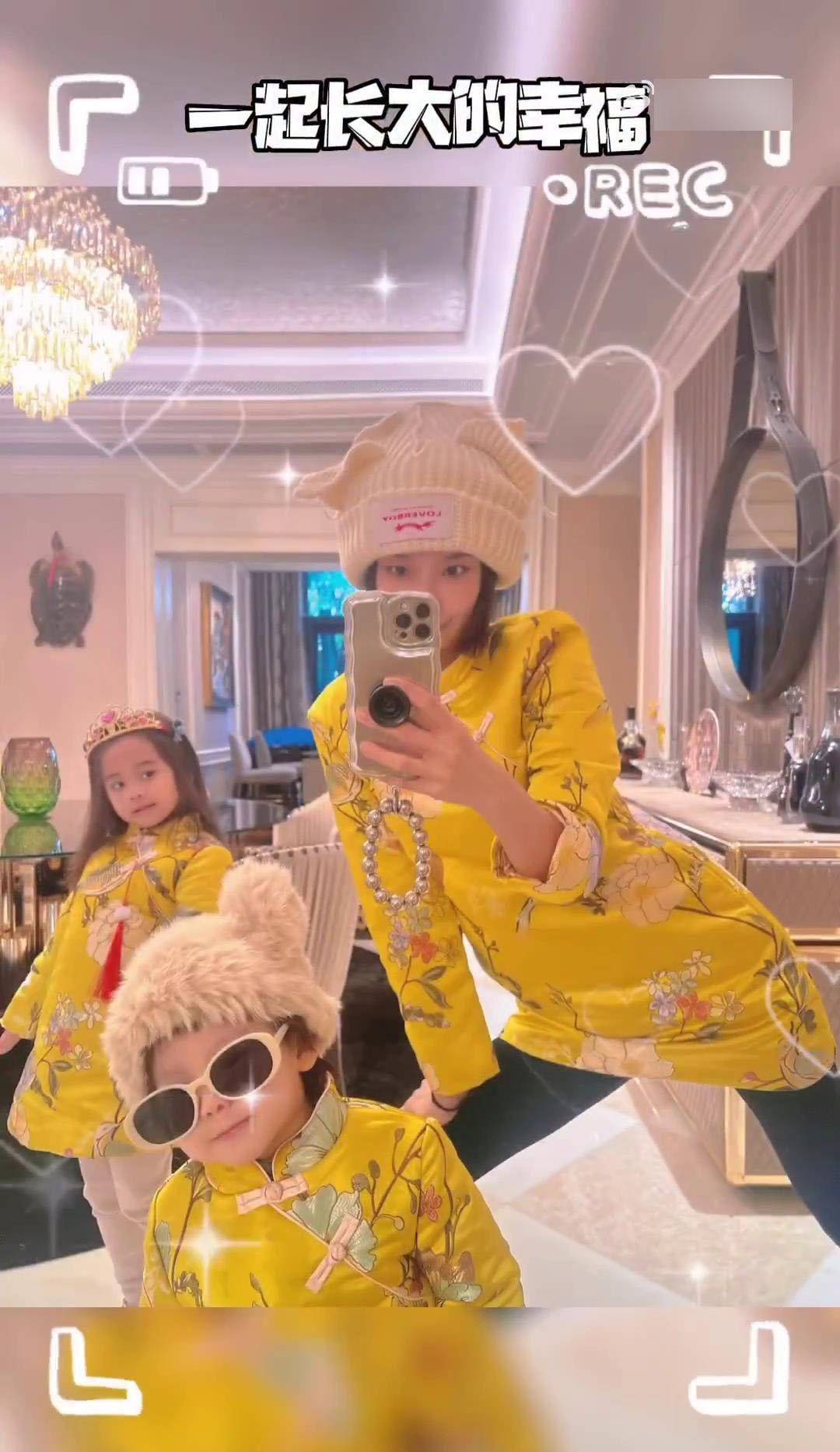 齐娇晒俩女儿日常,何鸿燊三房长孙女容貌首曝光,像极了三太陈婉珍_何